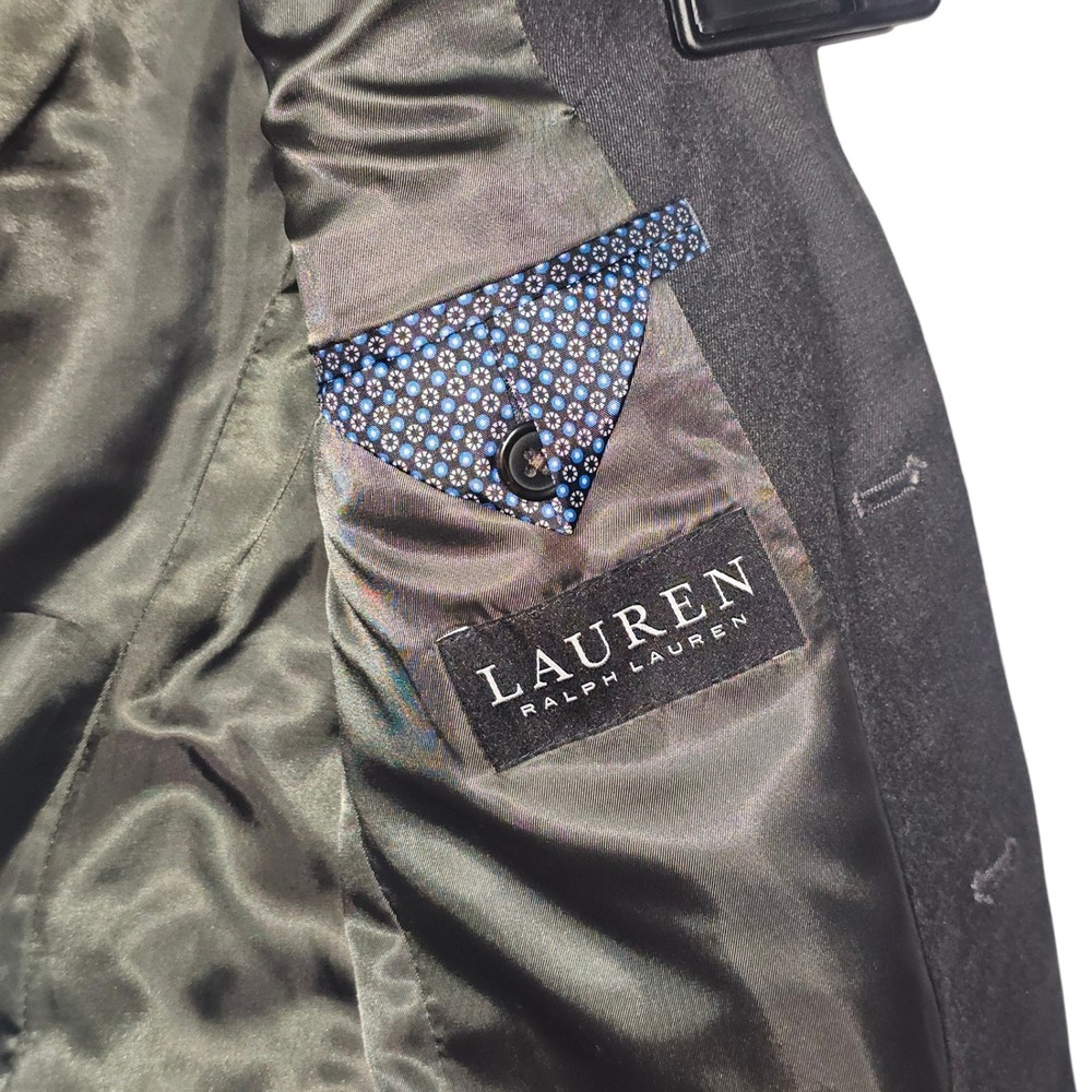 Lauren Ralph Lauren Two Button Sport Coat Boys 12R Gray Blazer Jacket - Picture 6 of 8